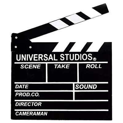 Movie Film Clap Board 12 X11  Hollywood Clapper Board Wooden Film Movie Clapb... • $12.95