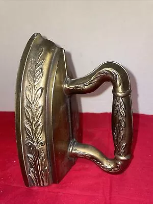 Vintage Decorative Ornate Brass Door Stop Or BookendClothes Iron • $18