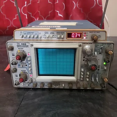 Vintage Tektronix 468 Digital Storage Oscilloscope *Powers On READ* • $229.99