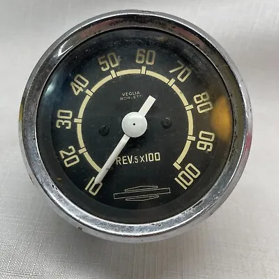 Vintage Veglia Borletti Tach Tachometer 10000 RPM's Motorcycle Or Car? • $59.95