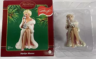 Carlton Cards Marilyn Monroe Ornament 2003 Sitting Pink Night Gown On Phone #93 • $19.99