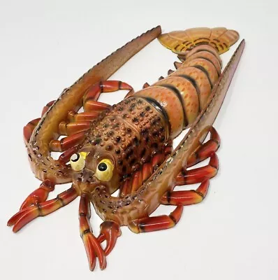 Vintage Lobster Wall Hanger Plaque Plastic Beach Nautical Ocean Restaurant Flaws • $22