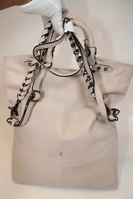 Elliott Lucca Stone Leather Medium Tote Shoulder Purse NEW Womens Classic Bag • $20