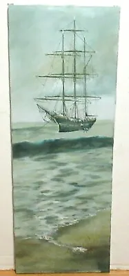 Reeves  Clipper At Morning  Maui Hawaii Original Oil On Canvas Seascape Painting • $399.99