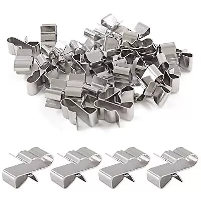 30 Pcs Trailer Frame Wire Clips Stainless Steel Metal Wire Clip • $9.99