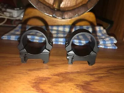 Leupold PRW 1” Inch Scope Rings Matte Black Low Used • $135