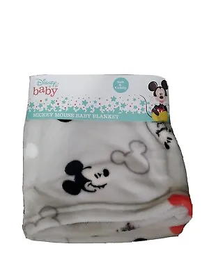 Disney Mickey Mouse Baby Blanket Boys Girls Infant Heads Minnie  • $20