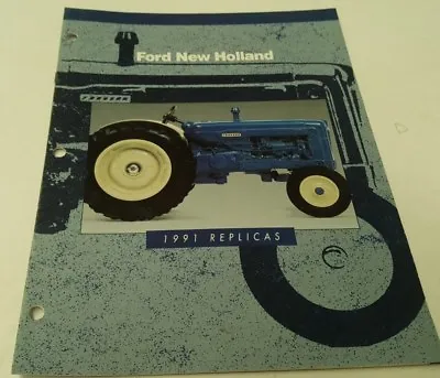 1991 FORD NEW HOLLAND ERTL  TOYS  Sales Brochure • $12.95