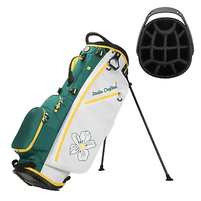 Studio Crafted Augusta Azaleas Master Themed Golf Stand Bag 14 Way Carry Bag • $175.95