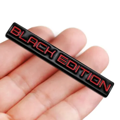 1Pc 3D Red Black Edition Emblem Badge Car Trunk Fender Decal Sticker Accessories • $7