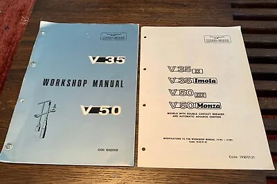 Moto Guzzi V35 V50 Workshop Manual W/ Supplement *Original* • $49