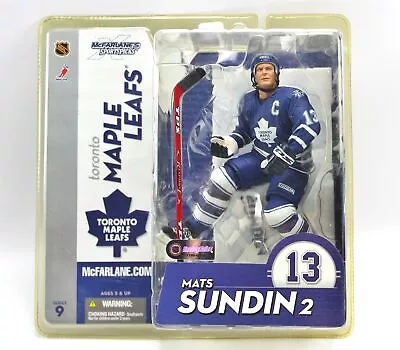 McFarlane MATS SUNDIN 2 Blue Jersey Toronto Maple Leafs NHL Figure Series 9 2004 • $30