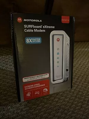 Cable Modem Motorola SB6141 Docsis 3.0 SURFboard Extreme 8 Faster Up To 343 MBPS • $1.99