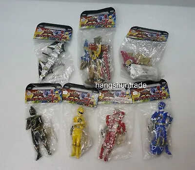 Abaranger Power Rangers Dino Thunder Collectible Soft Vinyl Figure Vol 2 Set • $25.09