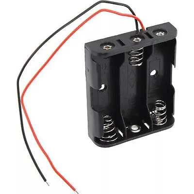 BH331W Three (3) AA Cell (UM-3) Plastic Battery Holder With Wire Leads • $1.99