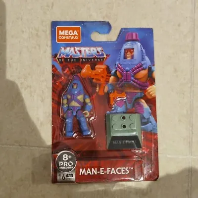 MEGA CONSTRUX MASTERS OF THE UNIVERSE MOTU Man-E-Faces GVW94 FIGURE TOY • $12.99