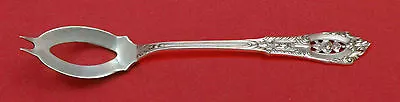 Rose Point By Wallace Sterling Silver Olive Spoon Ideal 5 3/4  Custom Made • $69