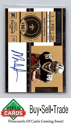 2011 Playoff Contenders 213 Mark Ingram Rookie Auto RC Saints • $19.95