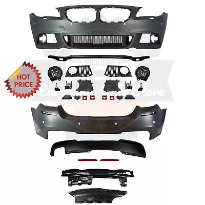 Bmw F10 Msport Style Front & Rear Bumper W/ Fogs For 11-13 Bmw F10 528 4d W/ Pdc • $998