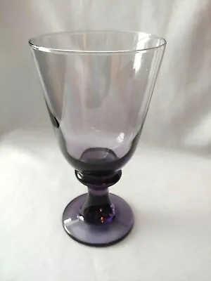 Libbey Glass Flare Purple Amethyst Water Goblet 7  • $9.99