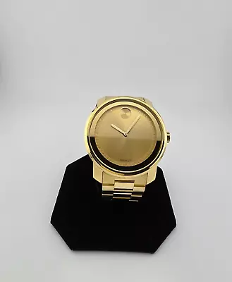 Movado Bold Men's Yellow Gold Tone Swiss Quartz Watch - 3600258 • $214.99