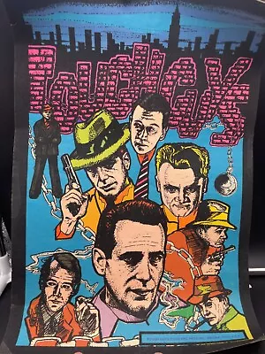 VINTAGE 1976 Tough Guys Gangster Mobster VELVET BLACKLIGHT Pro Arts POSTER • $99.99