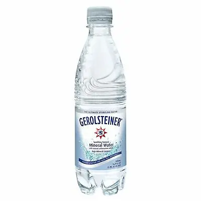 Gerolsteiner Sparkling Natural Mineral Water 16.9 Oz. Bottles 24 Pk. • $46