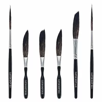 Pinstripe Brush Master Set Sword #0 #00 #000 Scroll #1 #2 Long Liner #00 • $44.99