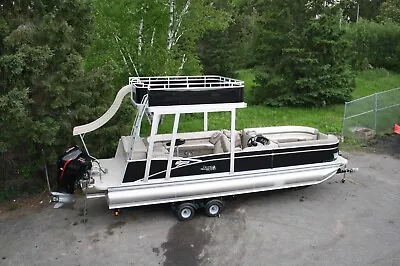 $79999 • Buy New 27 Ft Funship Pontoon Boat With New 250 Four Stroke And Trailer