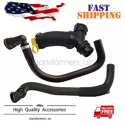 Upper Radiator Hose Y-Connector Lower Degaus Fit For 2011-2020 Ford F150 5.0L • $54.33