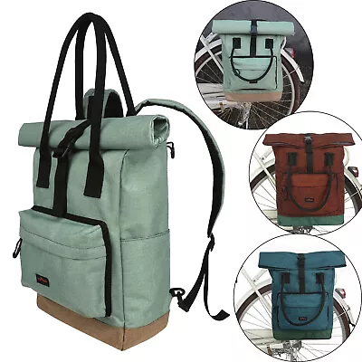 Tourbon Bike Pannier Rear Rack Bag Bicycle Backpack Travel Case 3 Colors Options • $80.09