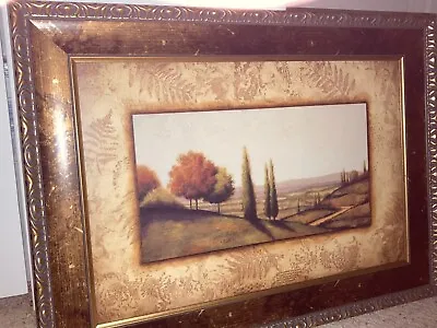 Mark St John Art Print Framed & Signed Tuscany Italy Landscape MB480 • $59.75