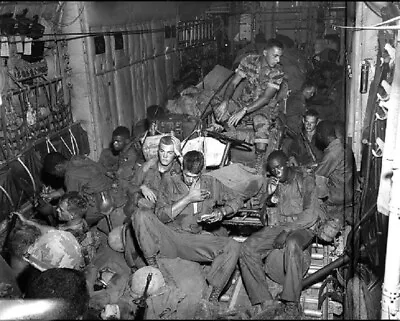 Members Of The 101st Airborne Division USAF C-130 8x10 Vietnam War Photo 420 • $7.43