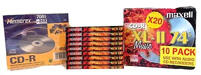 £24.45 • Buy Maxell CD-R XL - II 74/ 10 Pack Audio 74 Mins Brand New