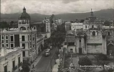 Mexico RPPC CuernavacaMO Street Scene Morelos SELLO Real Photo Post Card • $14.99