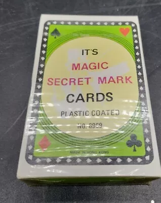 Vintage It's Magic Secret Mark Plastic Coated Card Set No.6969 New Sealed  • $14.66