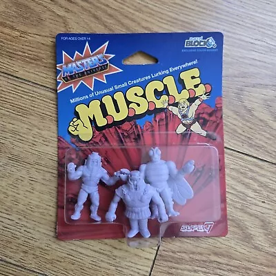 HE-MAN M.U.S.C.L.E. Masters Of The Universe Nerd Block Super 7 MOTU 2016 MATTEL • $6.99