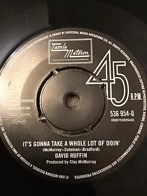 Four Tops- Sweet Was The Love/David Ruffin - It’s Gonna Take A Whole Lot Of Doin • £28