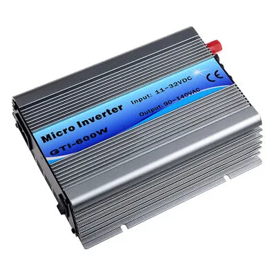 600W Solar Grid Tie Inverter MPPT DC16-28V AC110V/120V For 12V Panel 24V Battery • $78