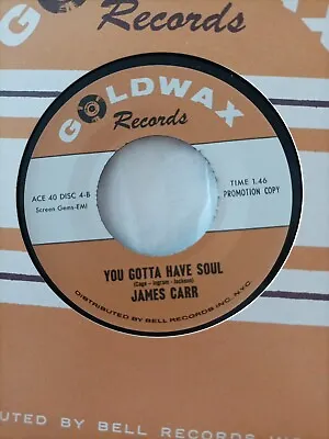 JAMES CARR You Gotta Have Soul ACE4 Northern Motown Mint  • £39