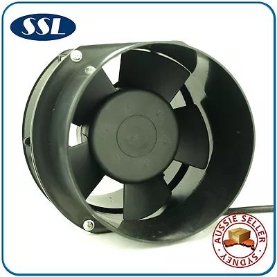 150mm 6 Inches Inline Exhaust ‎Fan W/ Cast Alloy Motor Housing & PVC Duct Flange • $42.99