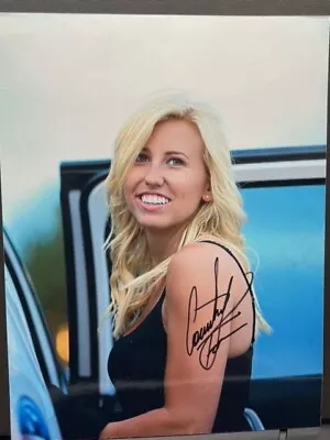 Vrhtf Nhra  Vintage Signed By Courtney Force Traxxas Rc Cars  8  X 10  Photo • $49.99