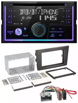 JVC MP3 USB 2DIN DAB Bluetooth CD Car Stereo For Volvo XC 90 02-14 14 Pin • $230.48