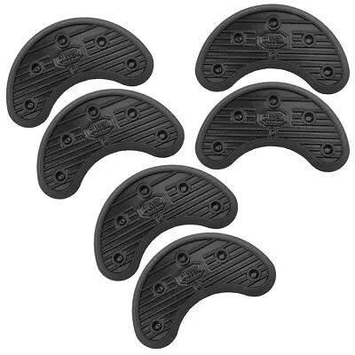 £5.03 • Buy Black Shoe Boots Repair Heel Taps Toe Rubber Plates Taps Protectors 6pcs