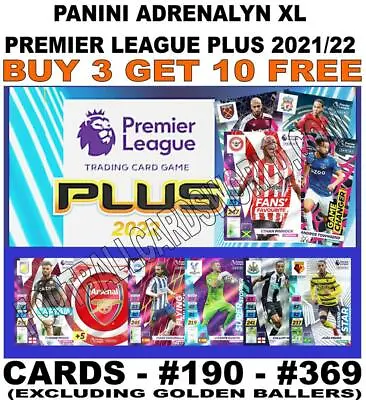 £0.99 • Buy PANINI ADRENALYN XL PREMIER LEAGUE PLUS 2022 2021/22 #190 - #369 Base Foil Cards