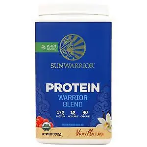 SunWarrior Warrior Blend - Plant Based Organic Protein Vanilla 750 Grams • $38.79