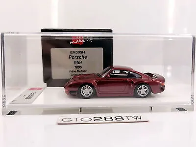 Make Up Eidolon 1:43 Porsche 959(1986) Wine Red Metallic (EM305H) LE.60 • $325