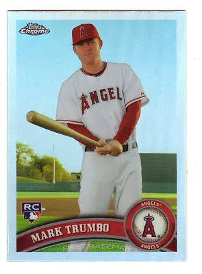 2011 Topps Chrome RC #178 Mark Trumbo ROOKIE Baltimore Orioles Baseball Card • $1.99