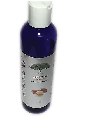 8 Oz Premium 100% Pure Organic Cold Pressed Natural Moroccan Argan Oil • $16.49