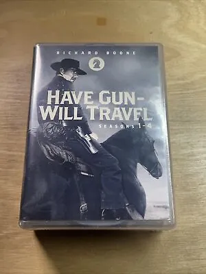 Have Gun Will Travel Seasons 1 - 4 (25-DVD 2016 CBS) Richard Boone New Sealed • $19.95